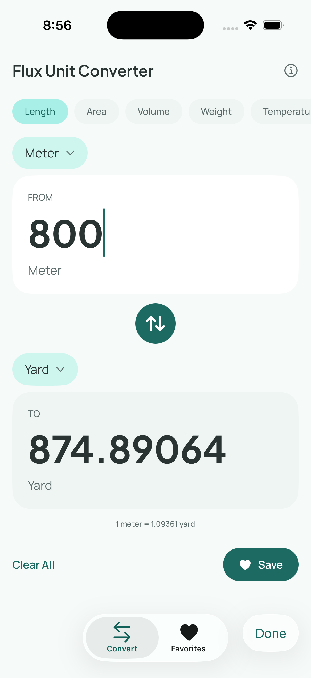 Flux Unit Converter screenshot 1