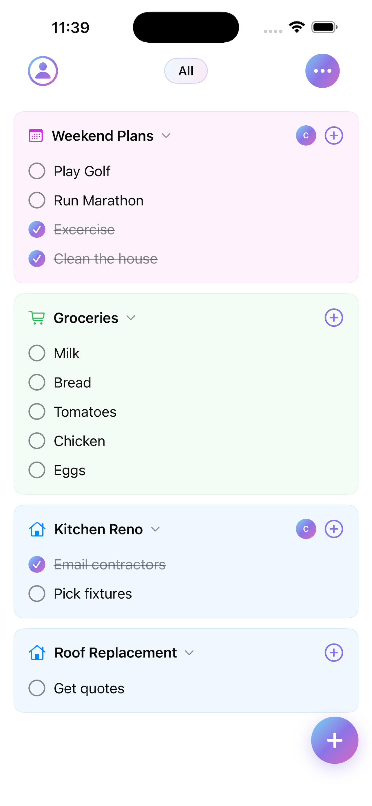 Flux List screenshot 1