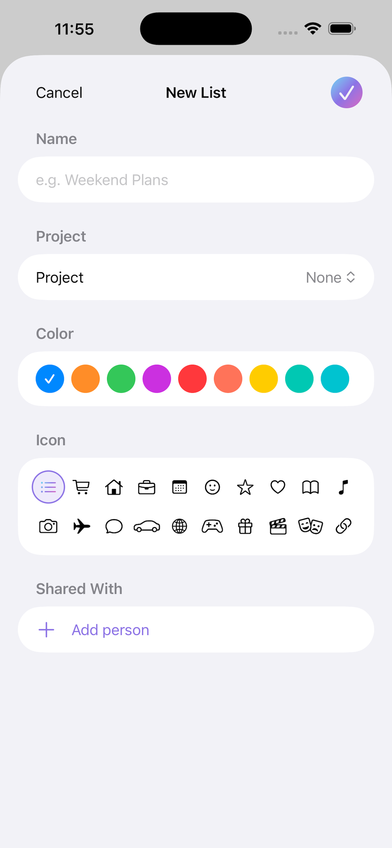Flux List screenshot 2