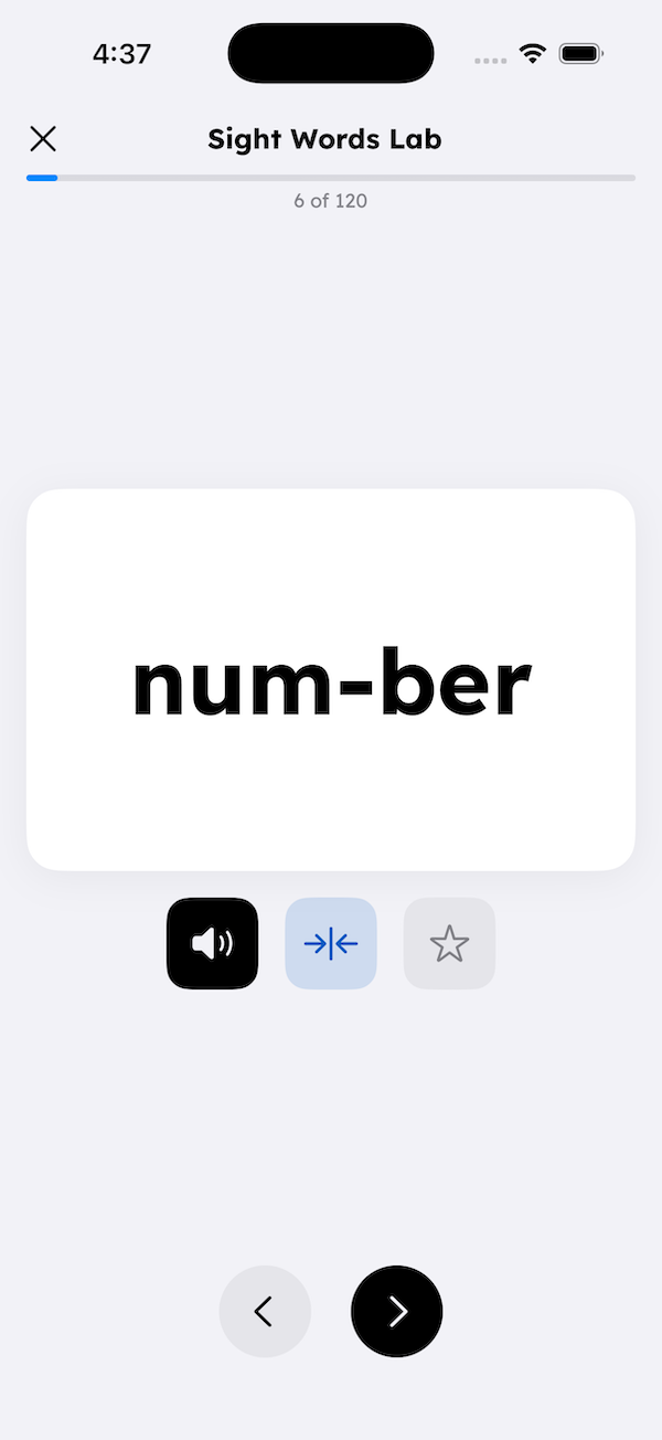 Sight Words Lab screenshot 3