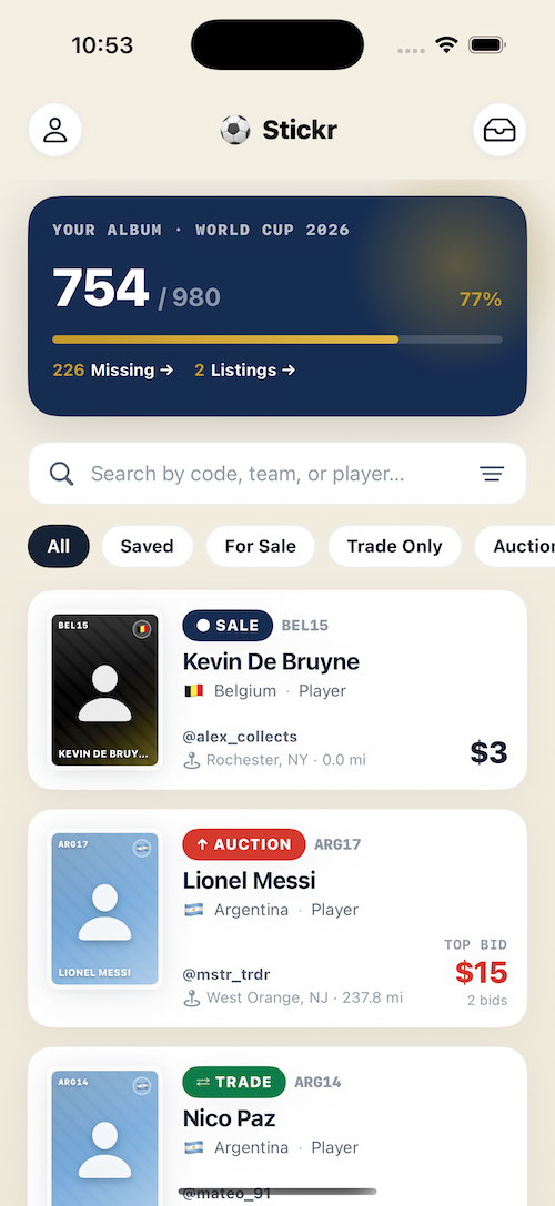 Stickr screenshot 1